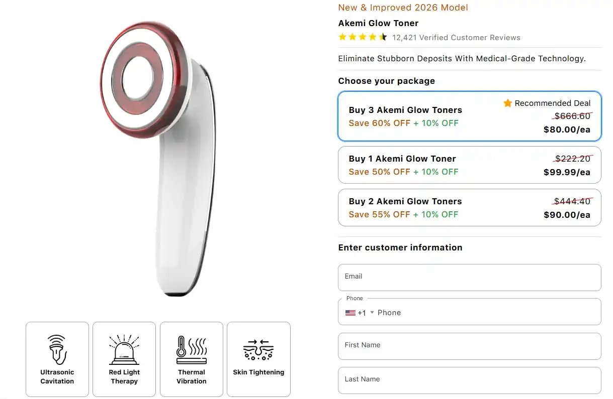 Akemi Glow Toner price